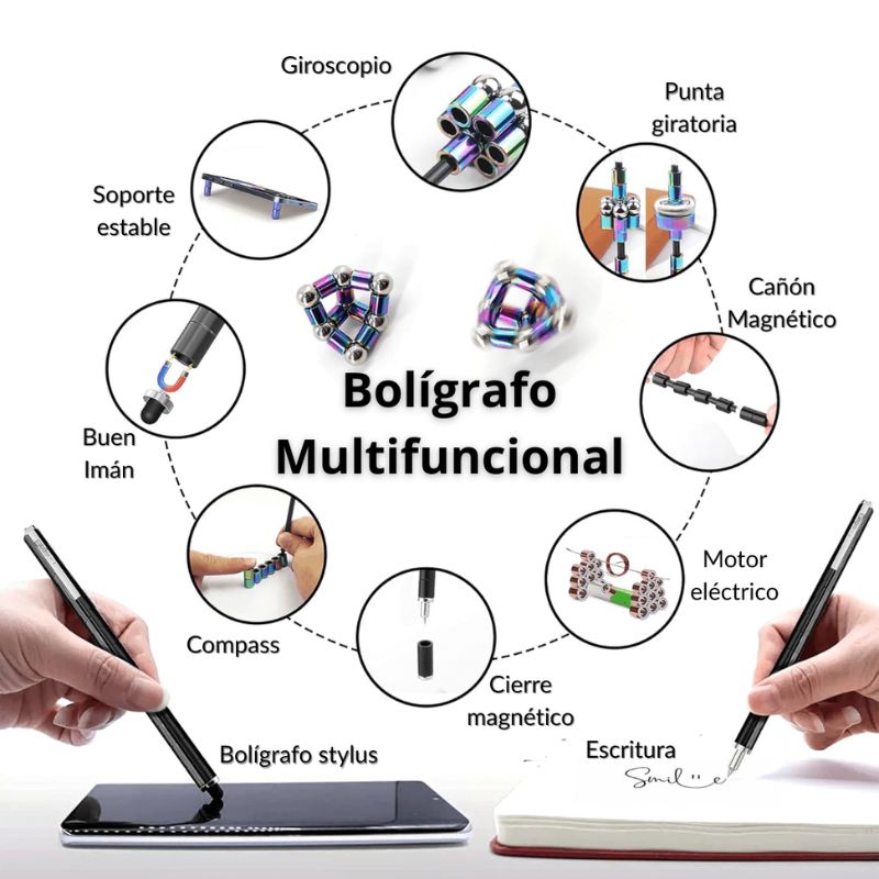 FlexiMag™ – El Bolígrafo Magnético que Se Transforma